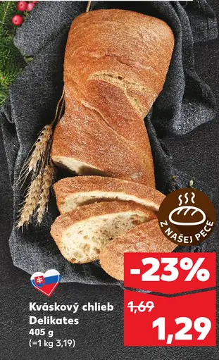 Kváskový chlieb Delikates