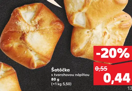 Šatôčka s tvarohovou náplňou