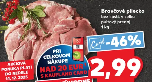 Bravčové stehno bez kosti