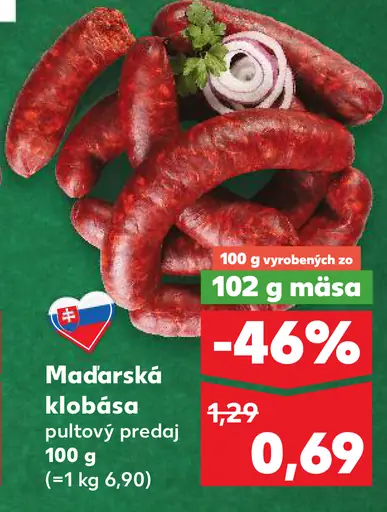 Madarská klobása putovská polo