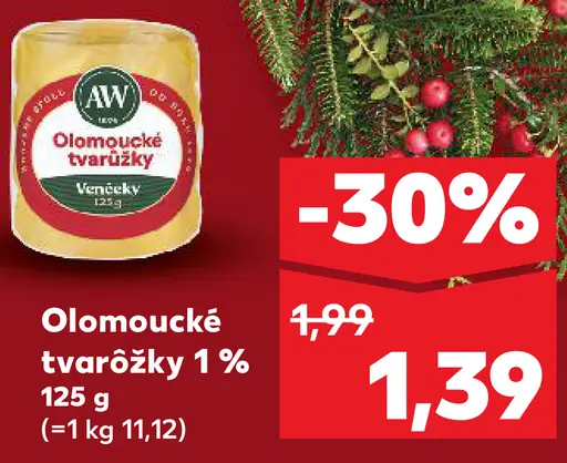 Olomoucké tvarôžky 1%