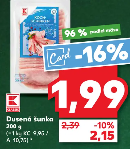 Dusená šunka