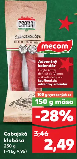 Csabai Čabajská klobása