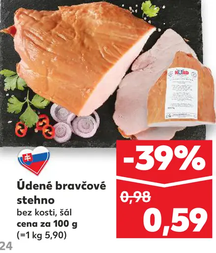 Údené bravčové stehno