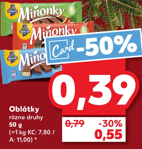 Minonky oplátky
