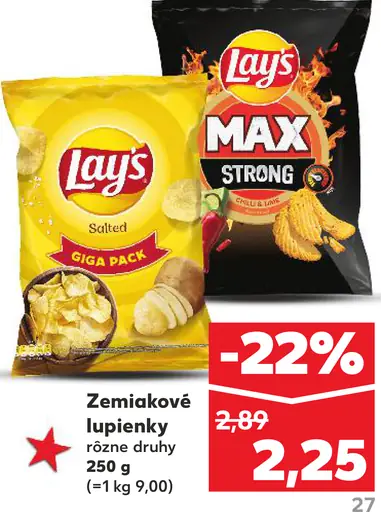 Lay's Max zemiakové lupienky