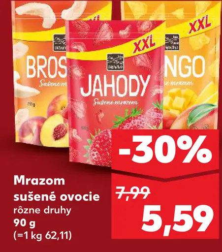 Broskve jahody sušené ovoce