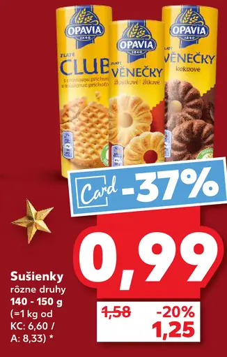 Opavia Club Venčeky sušienky