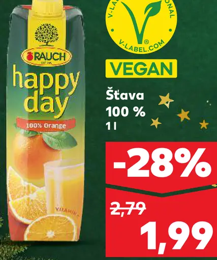 Rauch Happy Day džús 100 %