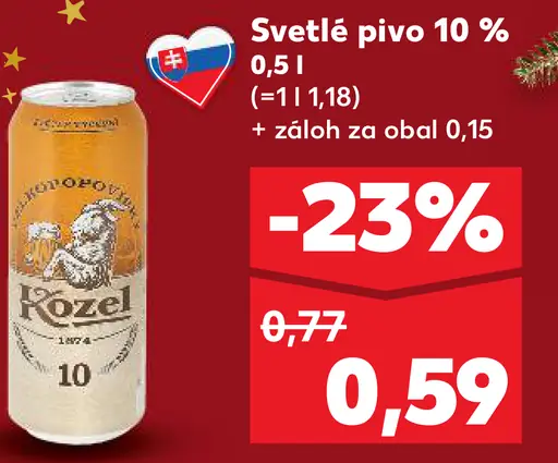 Kozel plechovka