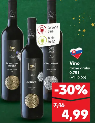 Víno Frankovka Modrá alebo Alibernet