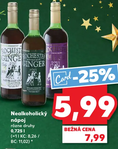 Nealkoholický nápoj Rochester Ginger