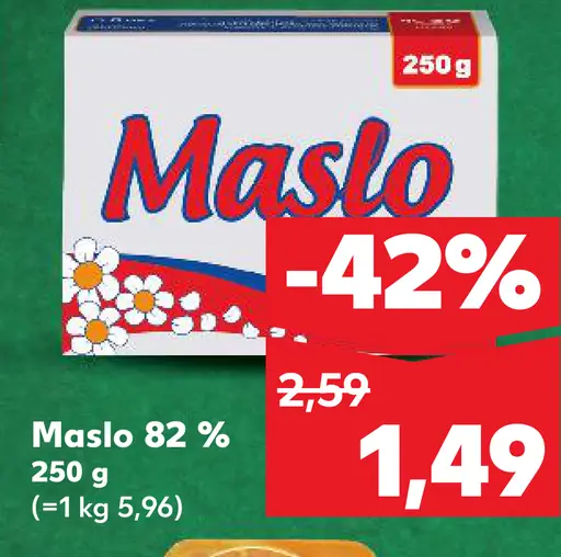 Maslo 82%