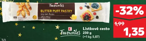 Favorina Butter puff pastry