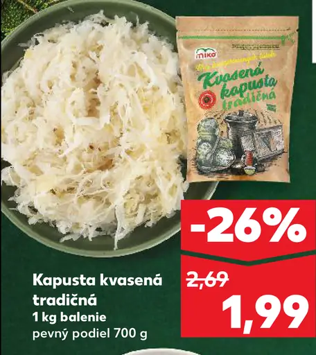 Milo kapusta kvasená tradičná
