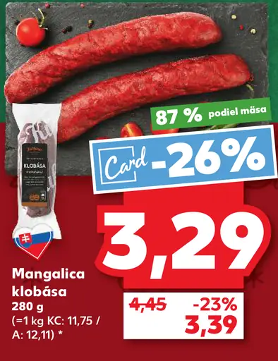 Mangalica klobása