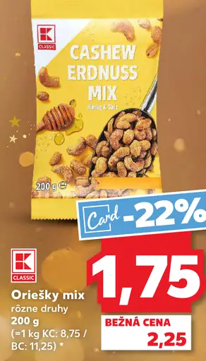 K-Classic cashew erdnuss mix