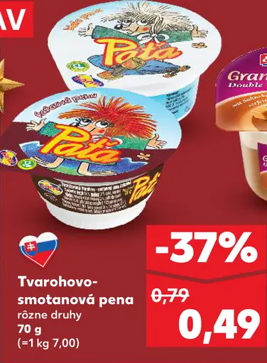 Tvarohovo-smotanová pena