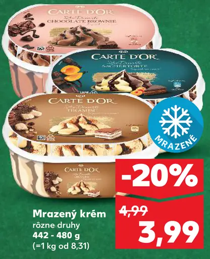 Carte d'Or Mrazený krém