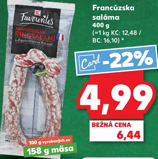 Favorites Francúzska saláma