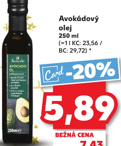 Favourites Avokádový olej