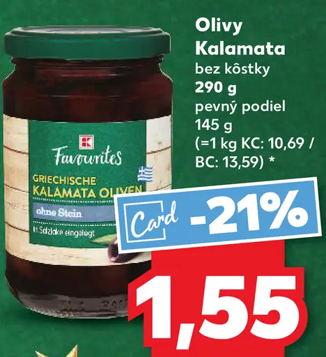 Favourites Olivy Kalamata bez kôstok