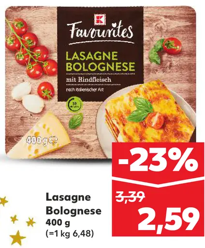 Favourites Lasagne Bolognese