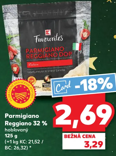 Favourites Parmigiano Reggiano 32 %