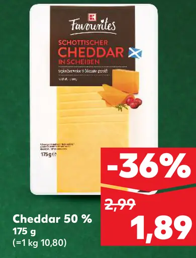 Favourites Schottischer Cheddar 50 %