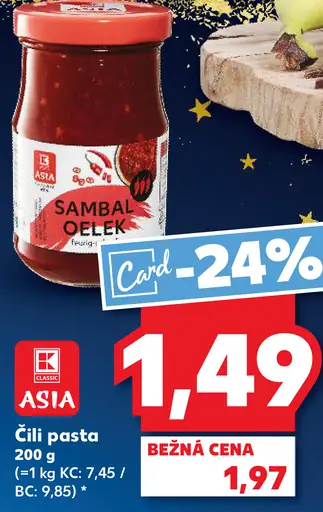 K-Classic Čili pasta