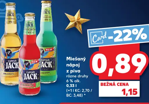 Capitan Jack Miešaný nápoj z piva