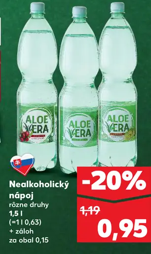 Aloe Vera Nealkoholický nápoj