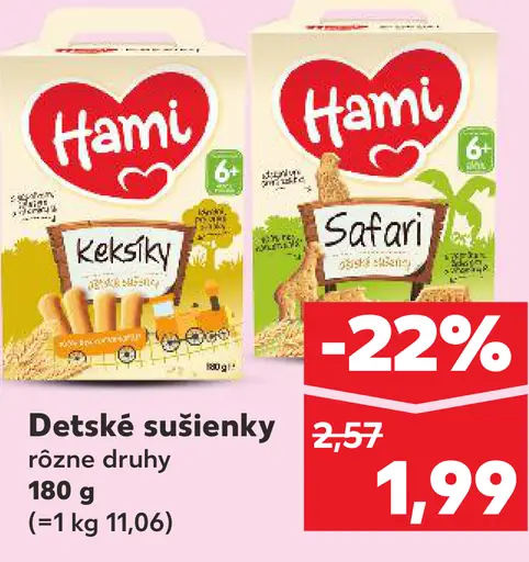 Hami detské sušienky