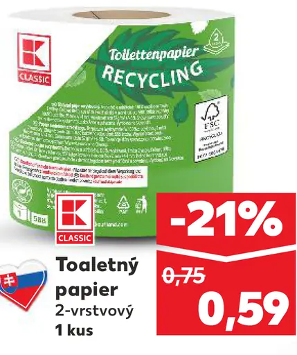 K-Classic Toaletný papier