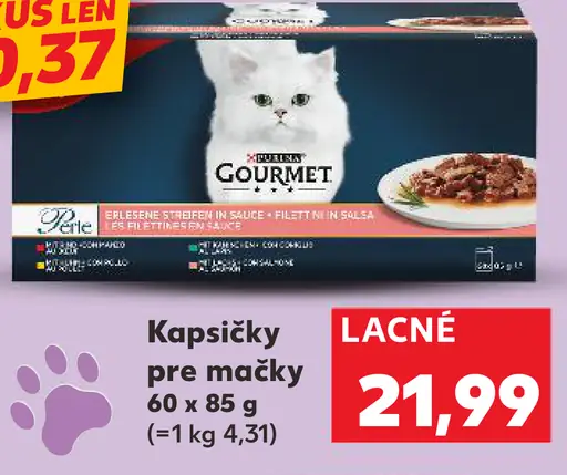 Gourmet jemná paštéta pre mačky