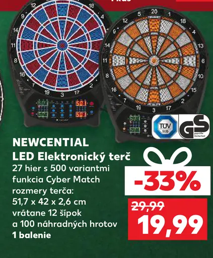 Newcential LED Elektronický terč