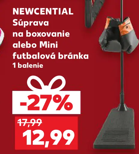 Newcential Súprava na boxovanie alebo Mini futbalová bránka