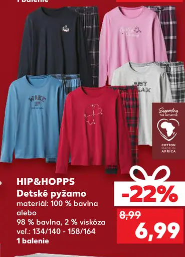 HIP&HOPPS Detské pyžamo