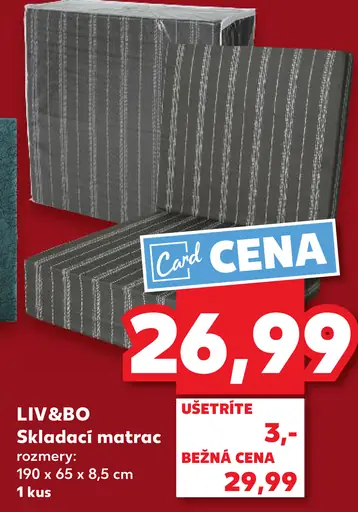LIV&BO Skladací matrac
