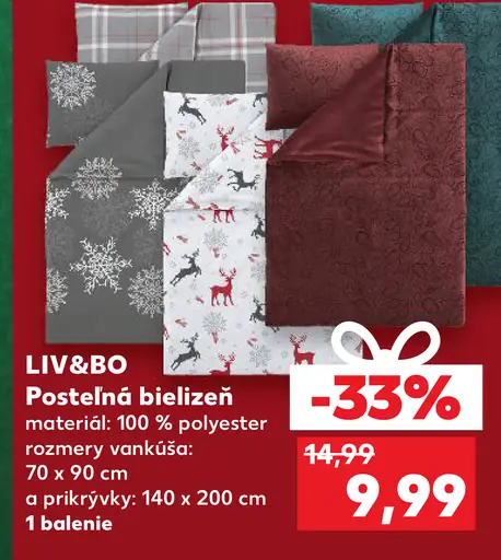 LIV&BO Posteľná bielizeň