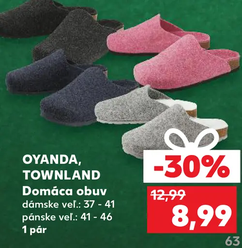 Oyanda, Townland Domáca obuv