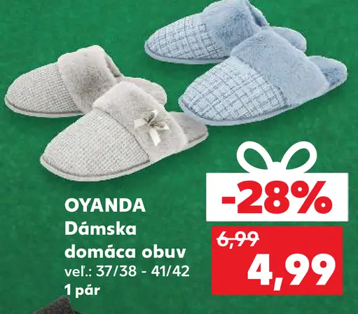 Oyanda Dámske domáca obuv
