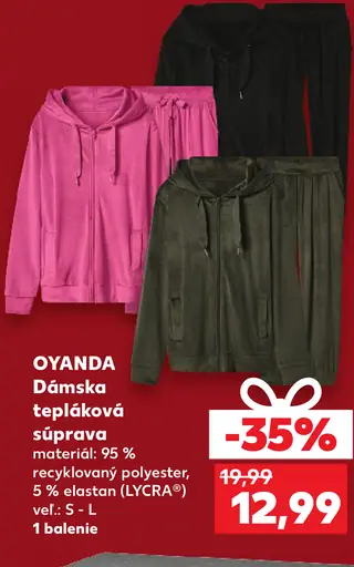 OYANDA Dámska tepláková súprava