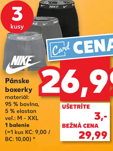 Nike Pánske boxerky