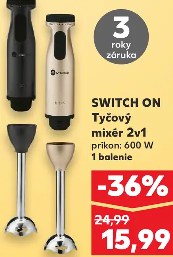 Switch On Tyčový mixér 2v1