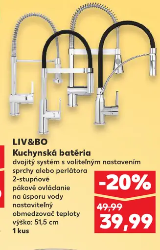 Liv&B0 Kuchynská batéria