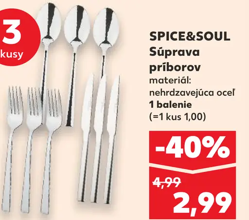 SPICE&SOUL Súprava príborov