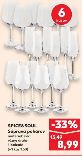 Spice&Soul Súprava pohárov