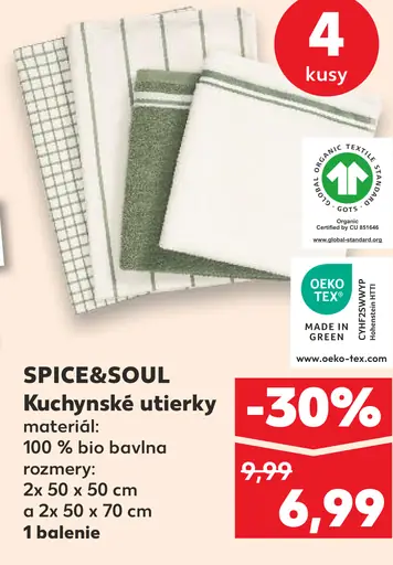 SPICE&SOUL Kuchynské utierky
