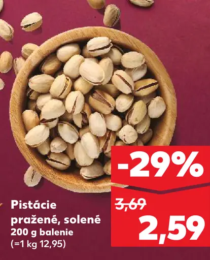 Pistácie pražené solené
